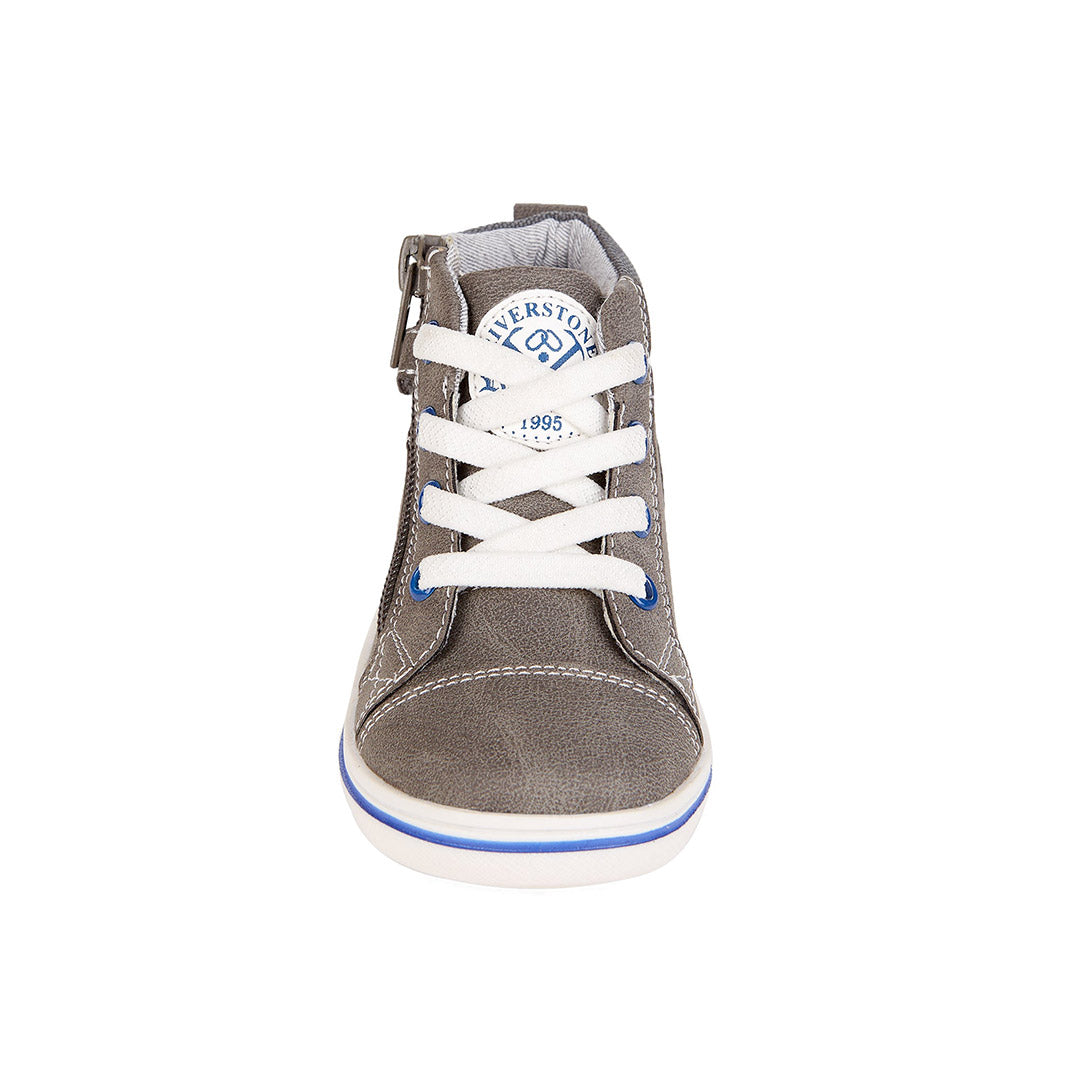 Yellow Shoes | Baby-Bootie-Boys-Laced | Brody | 110842-05-brody-04-Brody-Baby Booties-Riverstone-Yellow Shoes