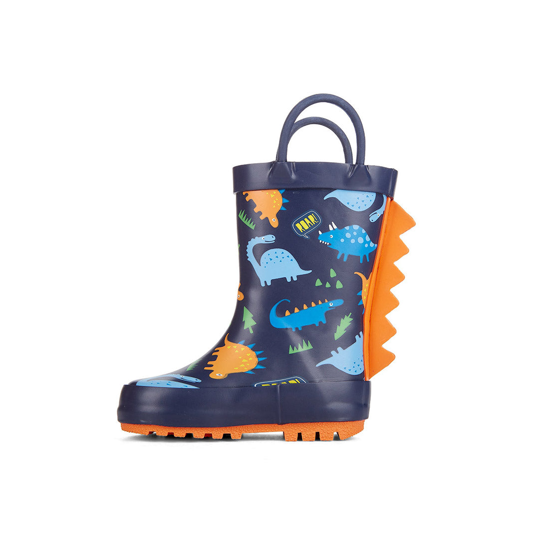 Yellow Shoes | Baby-Rainwear-Boys-Rain Boot | Dinosaurs | 110854-43-dinosaurs-02-Dinosaurs-Baby Rain boots and Rainwear-Riverstone-Yellow Shoes