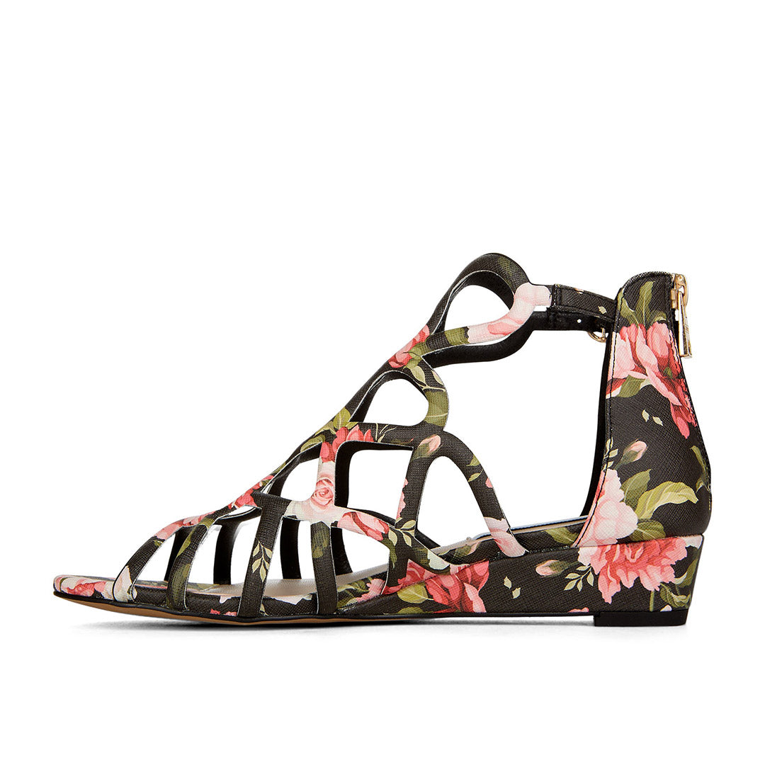 111238-04-addictionfloral-02-Addiction Floral-Women's Sandals-Chelsee Girl-Yellow Shoes