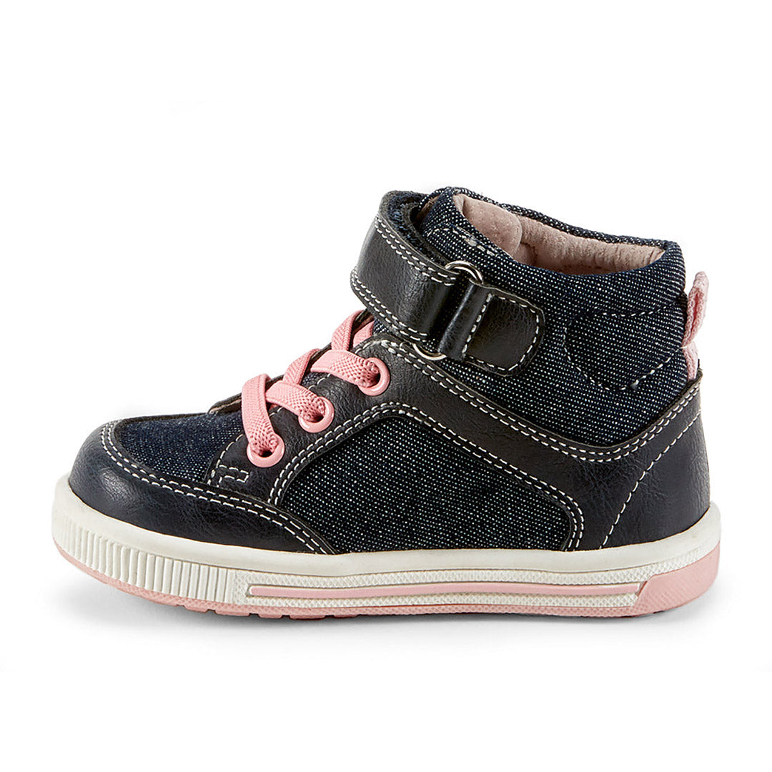 Yellow Shoes | Baby-Bootie-Girls-Velcro | Praline | 111731-43-praline-3-Praline-Baby Booties-Miss Chelsee-Yellow Shoes