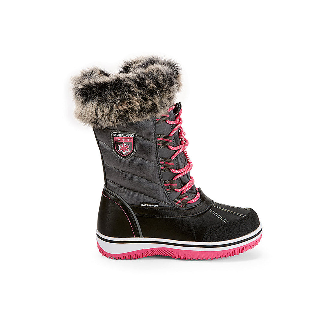 Yellow Shoes | Youth-Winter Boots-Girls-Laced | Subzero | 111818-05-subzero-1-2103400083-Subzero-Toddler Kids Winter Boots-Riverland-Yellow Shoes
