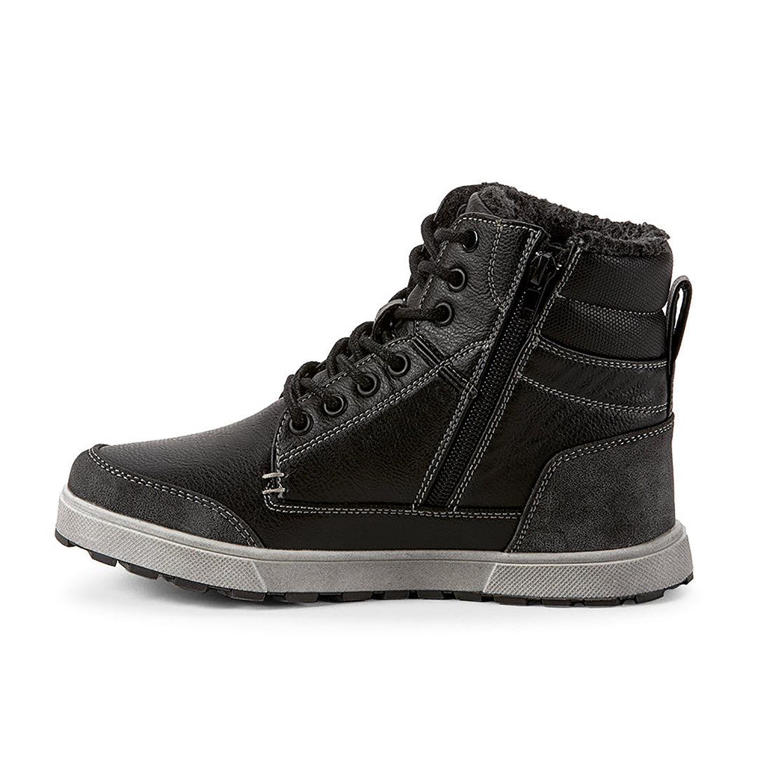 Yellow Shoes | Boys-Light Boots-Casual-Laced | Mayson | 111822-01-mayson-3-Mayson-Junior Kids Fashion Light Boots-Riverstone-Yellow Shoes