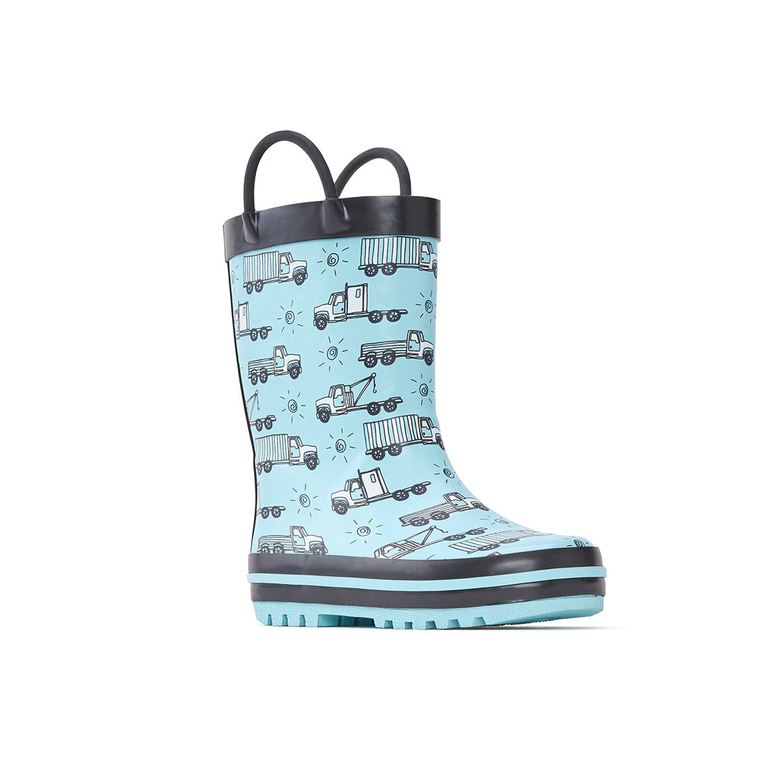 Yellow Shoes | Toddler-Rainwear-Boys-Rain Boot | Trucks Tdlr | 113064-40-TRUCKS_TDLR-2-Trucks Tdlr-Baby Rain boots and Rainwear-Yellow-Yellow Shoes
