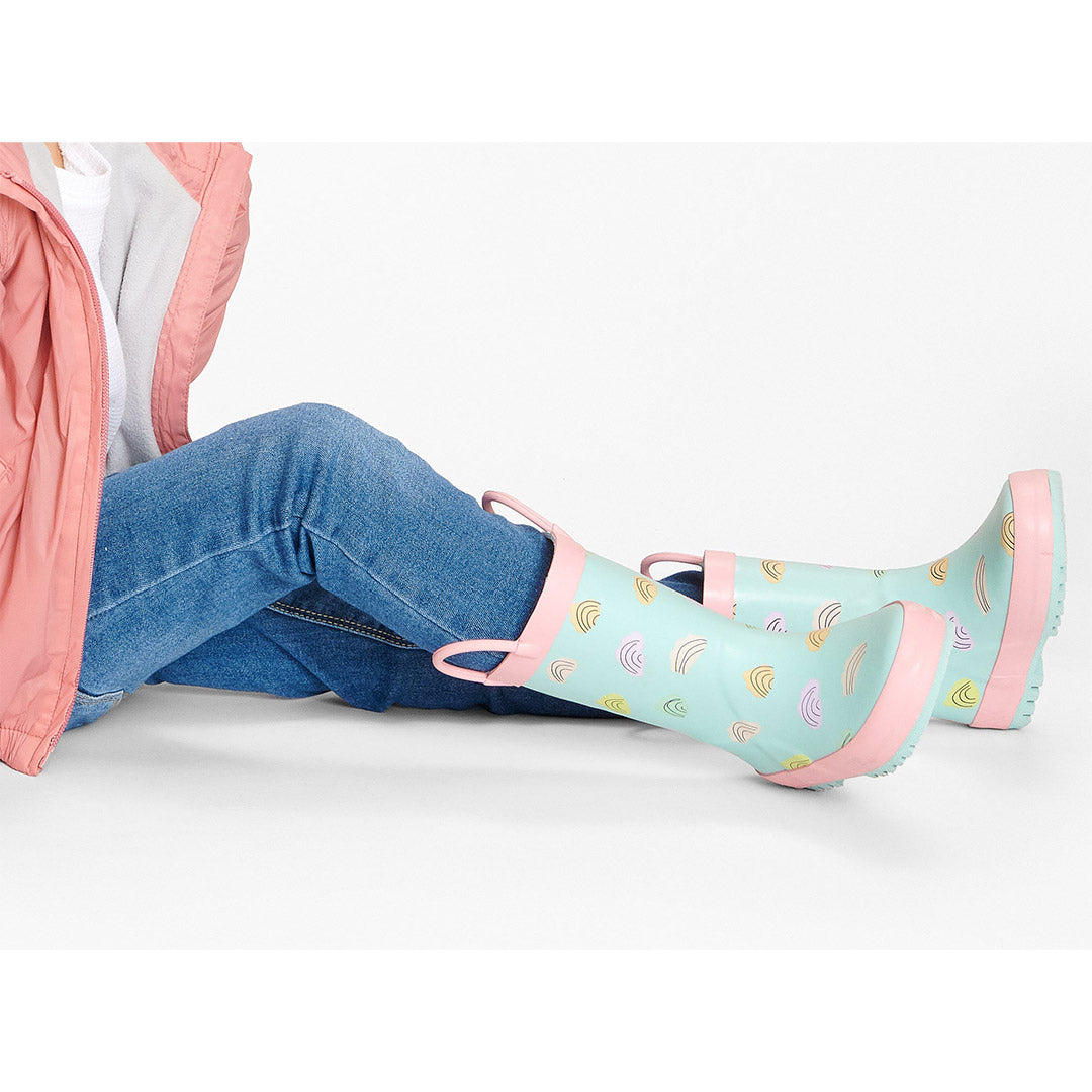 Yellow Shoes | Toddler-Rainwear-Girls-Rain Boot | Clear Sky | 113066-40-CLEARSKY-5-Clear Sky-Baby Rain boots and Rainwear-Yellow-Yellow Shoes