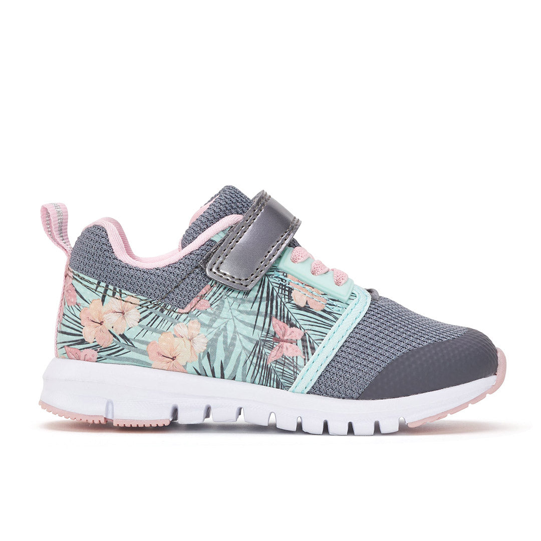Yellow Shoes | Toddler-Athletic-Girls Running-Hi-Tech | Flowered | 2234500062