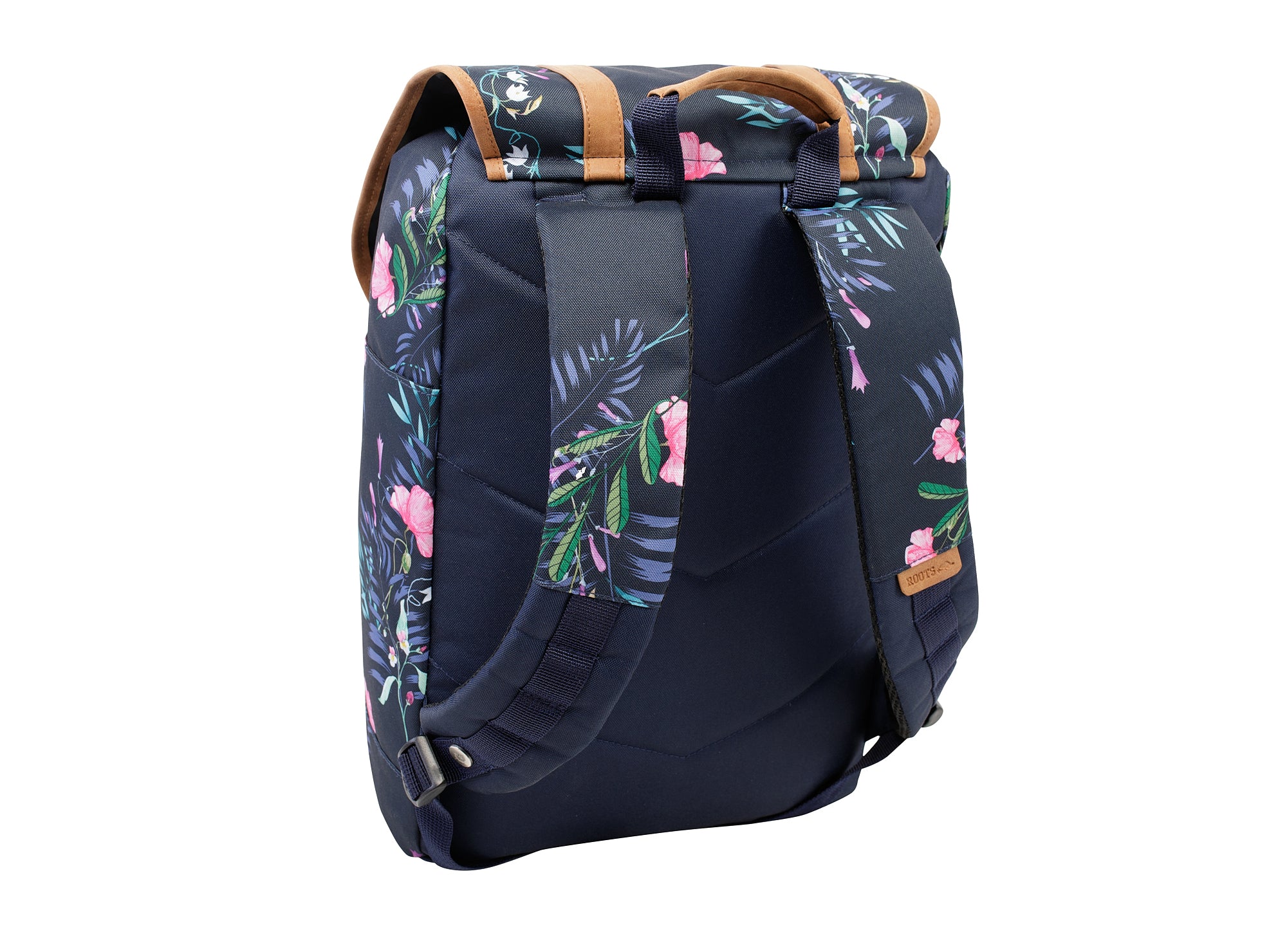 Yellow Shoes | Accessories-Girls-School Items-Backpack | Roots Blue Floral Backpack | 113798-71-RTS4811839-03-Roots Blue Floral Backpack-Kids Backpacks | Accessories-Roots-Yellow Shoes