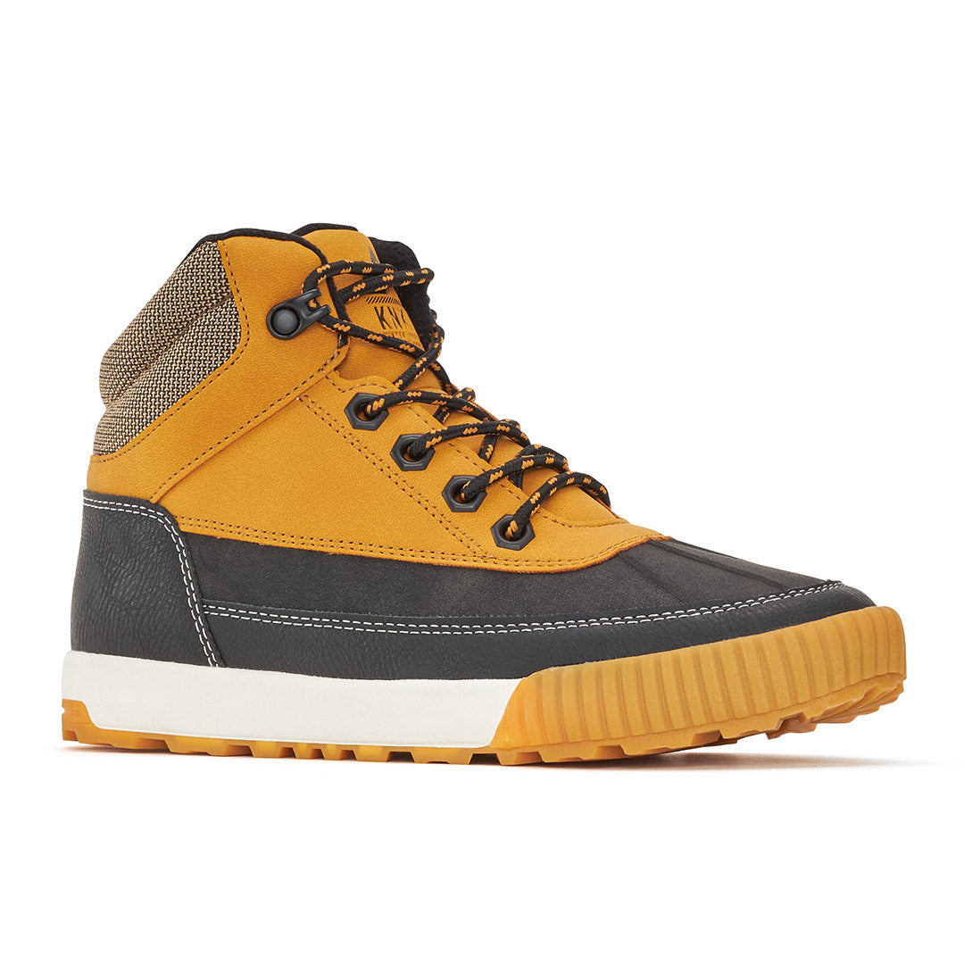 Yellow Shoes | Boys-Light Boots-Casual-Laced | Dripper 2.0 | 113807-66-DRIPPER_2.0-2-Dripper 2.0-Junior Kids Fashion Light Boots-Konkrete-Yellow Shoes