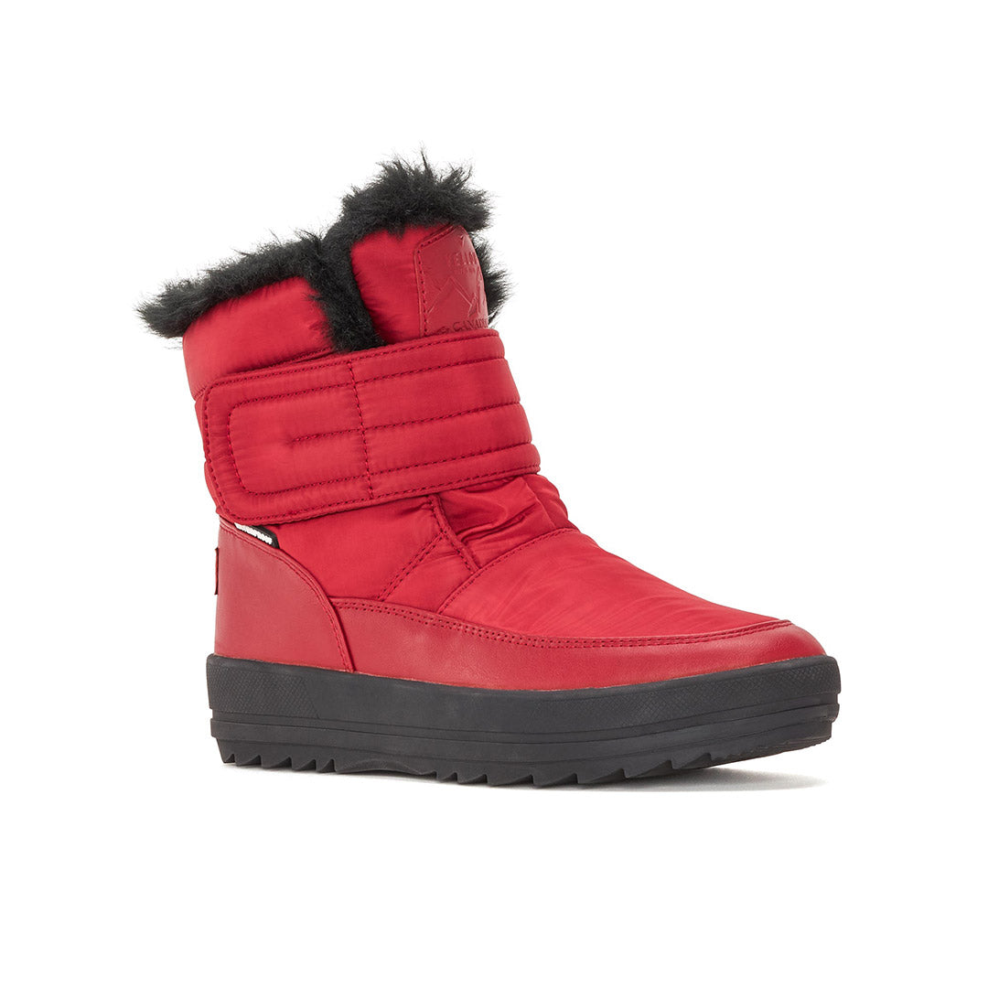 Achat chaussures Antarctica Femme Botte Pluie Neige, vente Antarctica 687  Noir - Fourrure beige - Lacet - Botte neige Femme