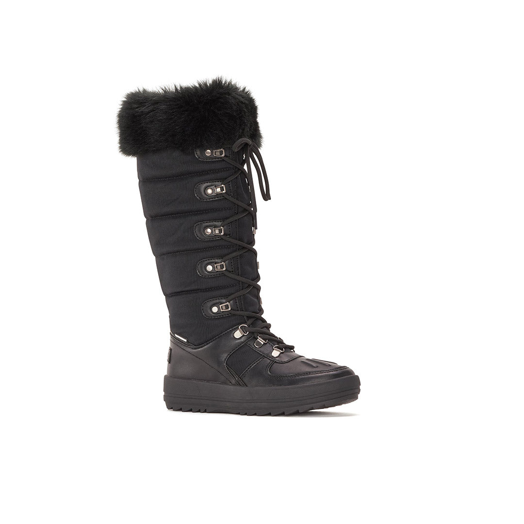 Avalanches High Bottes d hiver femmes Chaussures Yellow Yellow Shoes