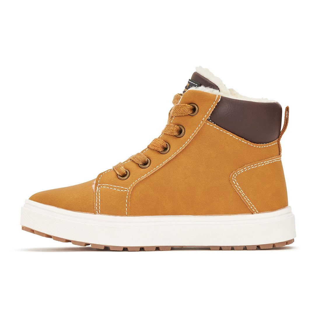 Yellow Shoes | Toddler-Boy-Light Boots-Casual-Zipped | Logan 2.0  | 114631-66-LOGAN_2.0-3-Logan 2.0-Toddler Kids Fashion Light Boots-Riverstone-Yellow Shoes