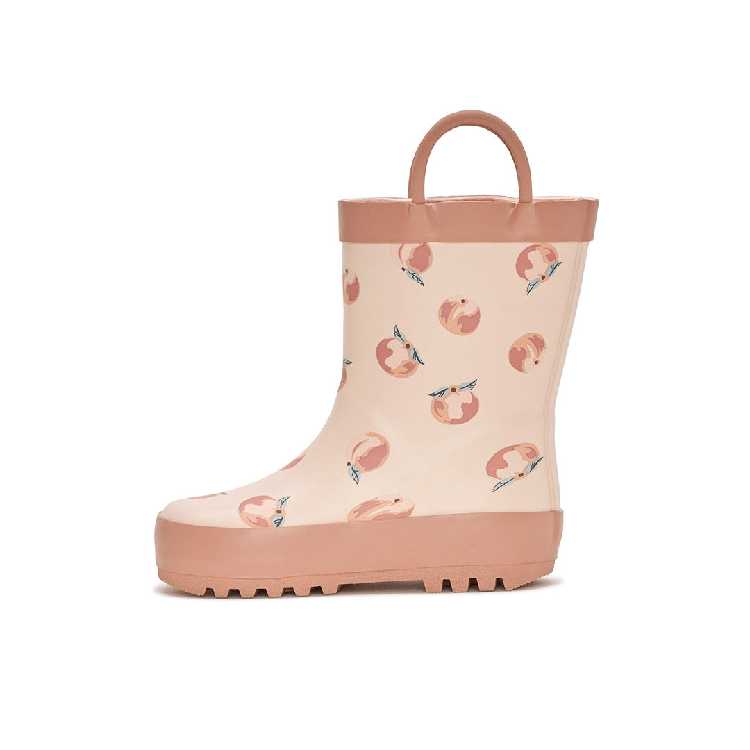 Yellow Shoes | Baby-Rainwear-Girls-Rain Boot | Peach Lover | 114971-68-PEACHLOVER-3-Peach Lover-Baby Rain boots and Rainwear-Yellow-Yellow Shoes