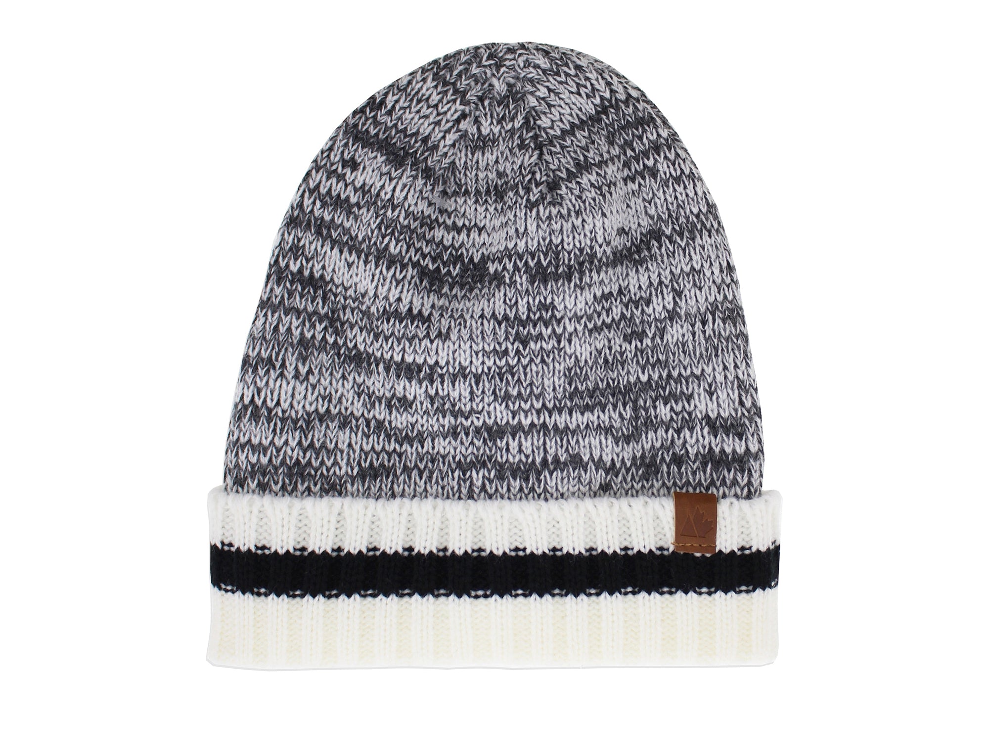 116085-15-GREATNORTHERNtuquepourhommesgrisetnoir-01-116085-15-GREAT NORTHERN - Grey/Black Beanie for Men-Men's Hats | Accessories-Great Northern-Yellow Shoes