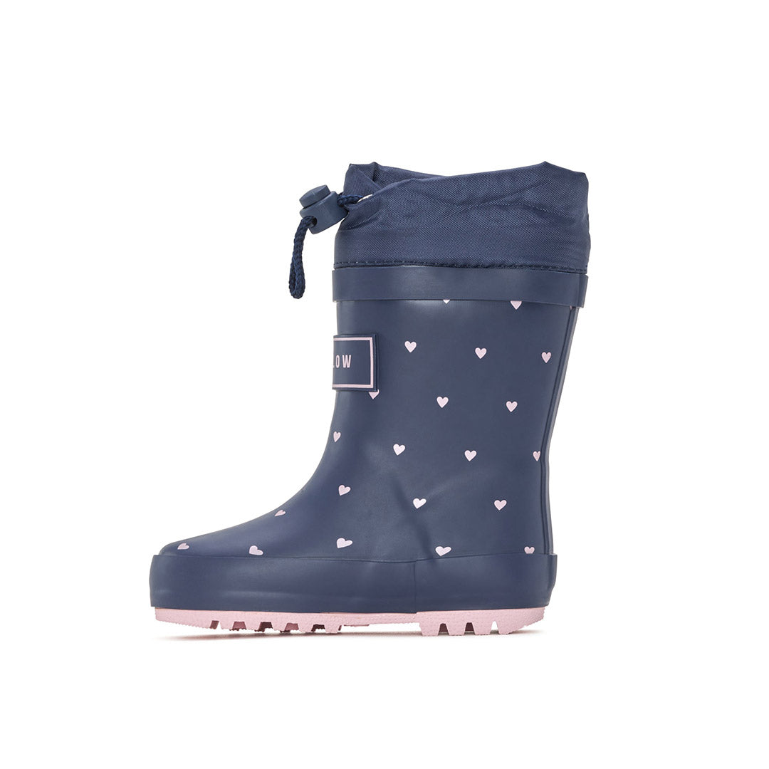 Yellow Shoes | Baby-Rainwear-Girls-Lined Boot | Heartfall | 116207-43-HEARTFALL-3-Heartfall-Baby Rain boots and Rainwear-Yellow-Yellow Shoes