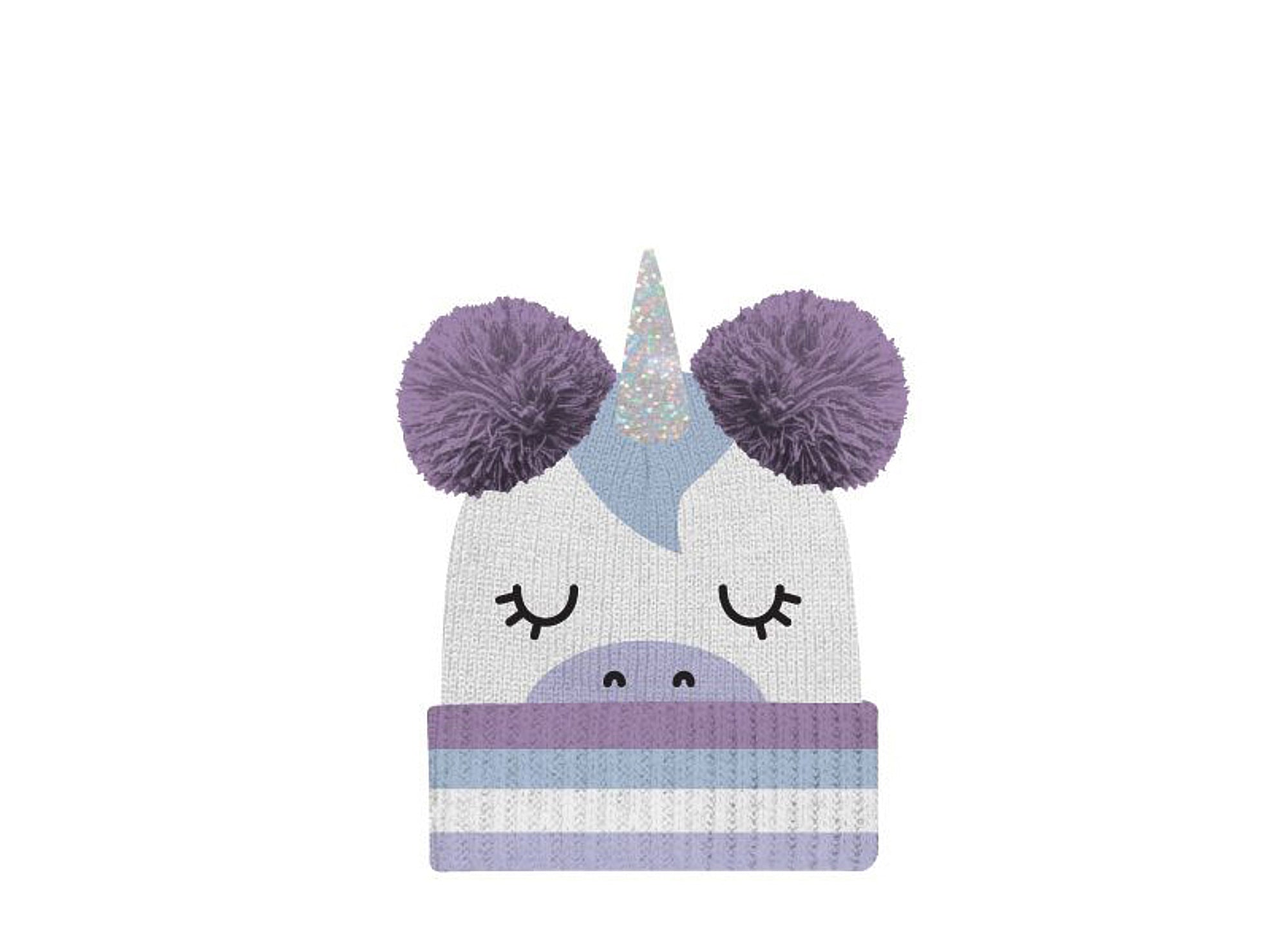 116259-97-DENSLEY_COTUQUEPOURENFANTSLICORNE46ANS-01-Densley & Co - Kids Toque Unicorn 4-6 Years-Kids Hats | Accessories-Densley & Co-Yellow Shoes