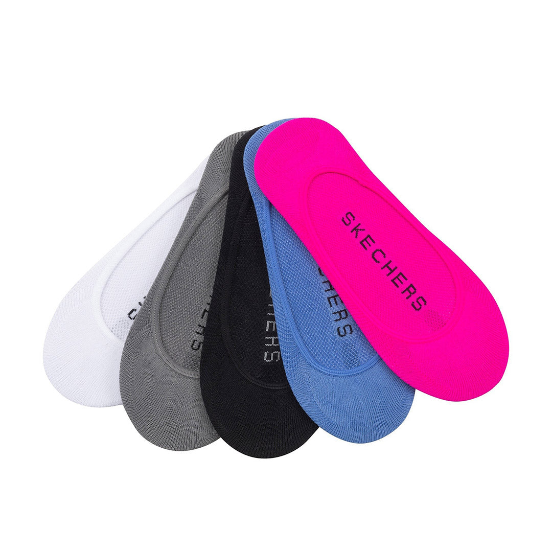 116460-00-Skechers-5-paires-de-bas-pour-femmes-S106144459-01-116460-00-Skechers 5 pairs of socks for womens-Women's Socks | Accessories-Skechers-Yellow Shoes