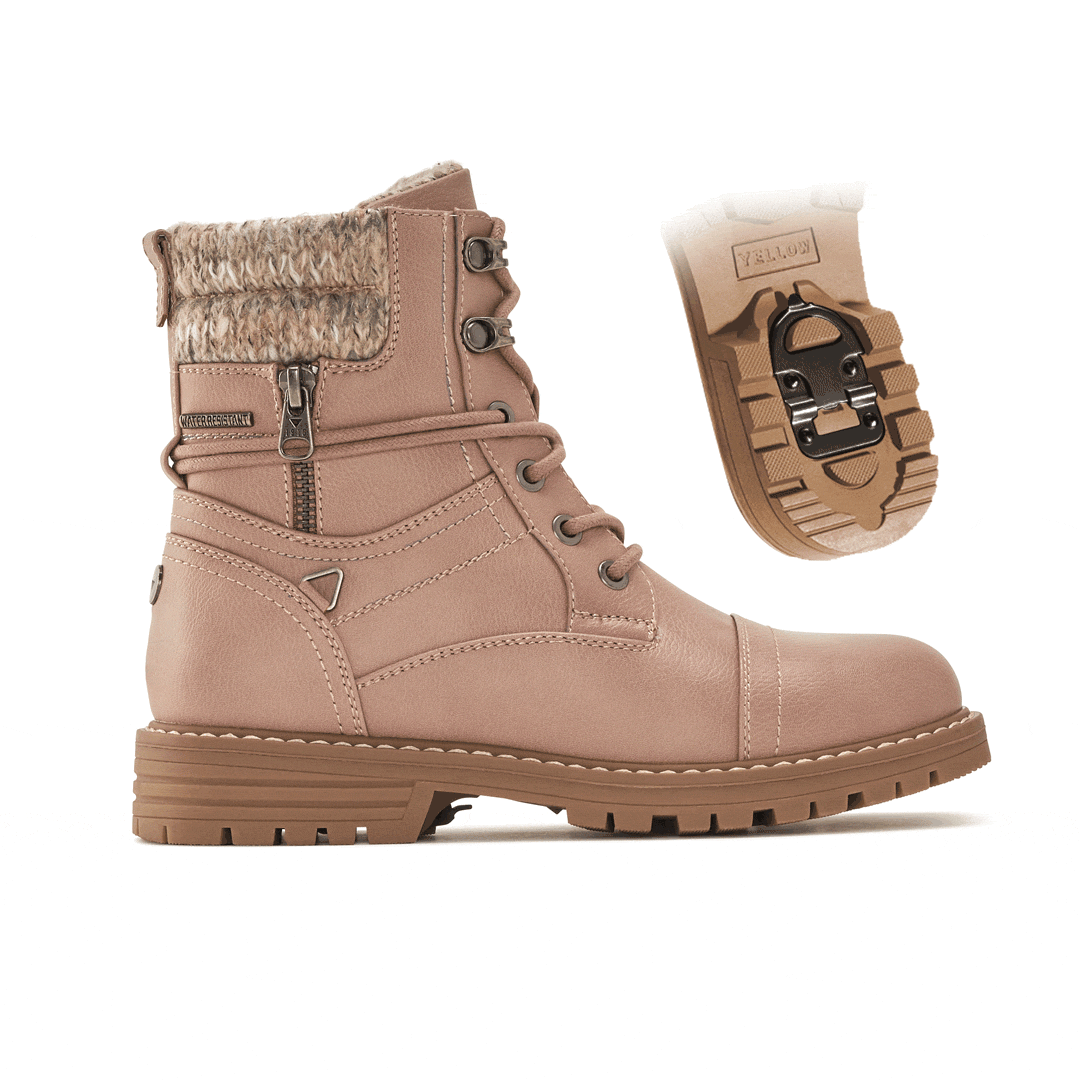 VERGLAS II Women s Snow Winter Boots Yellow Shoes