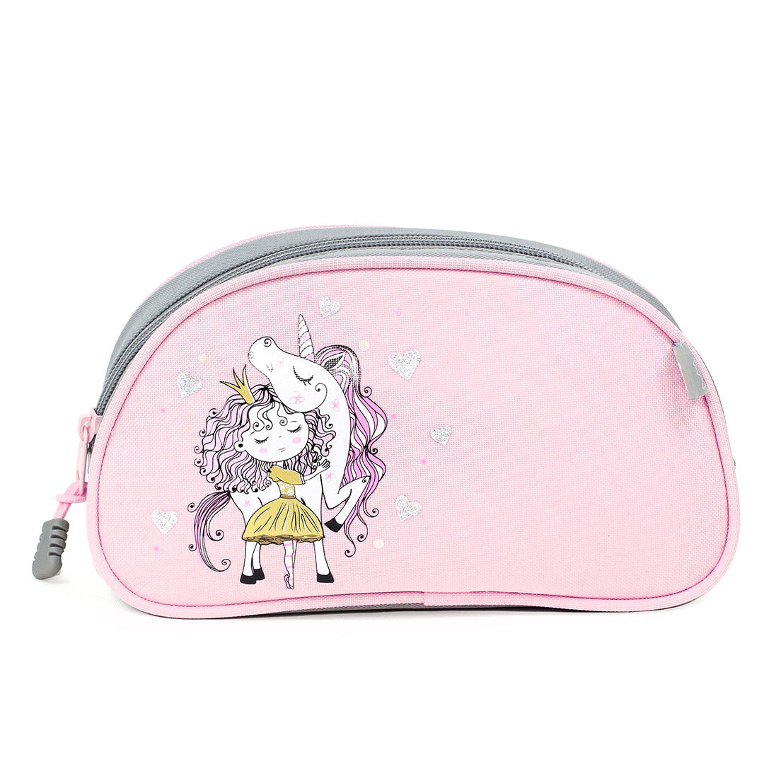 Yellow Shoes | Accessories-Girls-School Items-Pencil Case | GAZOO LICORNE ÉTUI À CRAYONS | 116955-68-GAZOO_LICORNE_ETUI_A_CRAYONS_A_RABAT-02-GAZOO UNICORN PENCIL CASE-Kids Pencil Cases | Accessories-Gazoo-Yellow Shoes