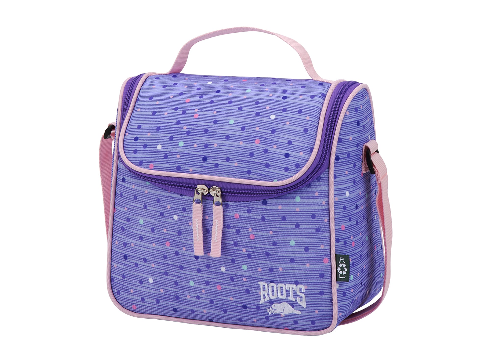 Yellow Shoes | Kids Pencil Cases | Accessories | ROOTS LILAC LUNCH BAG | 116994-51-ROOTS_LILAS_BOITE_A_LUNCH-01-116994-51-ROOTS LILAC LUNCH BAG-Kids Pencil Cases | Accessories-Roots-Yellow Shoes