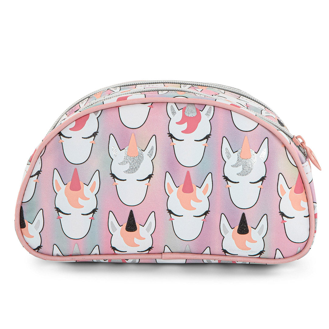 Yellow Shoes | Accessories-Girls-School Items-Pencil Case | BONDSTREET UNICORN 2 COMPARTMENTS PENCIL CASE | 116999-68-BONDSTREET_LICORNE_ETUI_A_CRAYONS_2_COMPARTIMENTS-02-BONDSTREET UNICORN 2 COMPARTMENTS PENCIL CASE-Kids Pencil Cases | Accessories-Bondstreet-Yellow Shoes