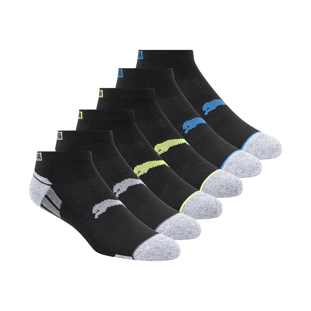 118123-15-PUMA_6_PAIRS_OF_SOCKS_FOR_MEN-01-118123-15-PUMA | 6 pairs of socks for mens-Men's Socks | Accessories-Yellow-Yellow Shoes